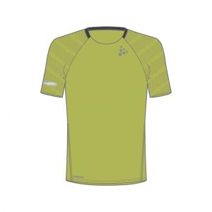 Image de Craft Pro Hypervent Tee Maillot De Course Hommes - Vert, Taille XL