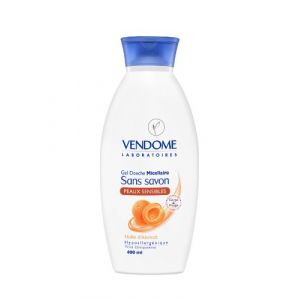 Vendome Gel Douche sans Savon - Peaux Sensibles - Abricot Flacon - 400 ml