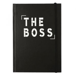 Carnet De Notes A5 "t Boss" 21cm Noir Prix