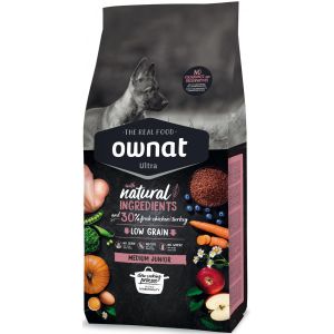 Ownat Croquettes Chien Ultra Medium Junior Dog 3kg