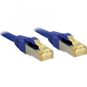 Lindy Câble réseau CAT 7 Lsoh - Cuivre - 6000MHz - 5m - Bleu