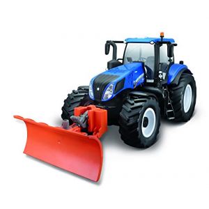 Maisto New Holland Tractor W/Snow Plow R/C 1:16 27mhz (140055)