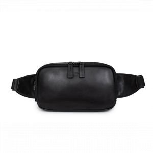 Hexagona Sac banane Cuir SOFTSTUDIO Noir