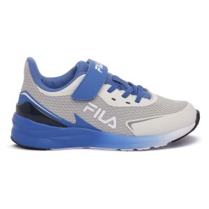 FILA Crusher V Kids Basket, Gris Violet Palace Blue, 30 EU