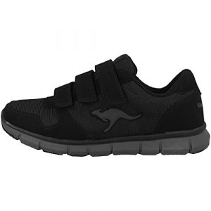 KangaROOS Mixte K-bluerun 701 B Baskets Basses, Black Black DK Grey 522, 38 EU