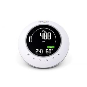 Explore scientific WSH2001, Compteur de qualité de l'air, Surveillance du dioxyde de Carbone, humidité, température, Blanc