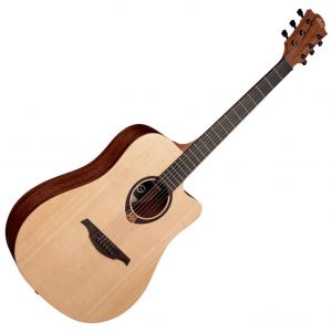 Lâg T70DC-NAT - Guitare acoustique Dreadnought cutaway Tramontane - Naturel satiné