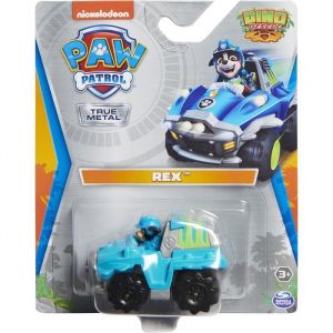Spin Master Pat Patrouille Véhicule En Metal : Chien Rex Et Son Camion 7 Cm - Set Voiture Miniature + 1 Carte Tigre - Chien