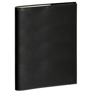 Exacompta 297621E - Agenda semainier de bureau Consultations Volga - 21 x 29,7 cm - Décembre 2024 à décembre 2025 - Coloris noir