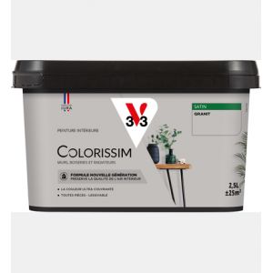 Image de V33 Peinture multi-supports Colorissim Granit satin 2,5L