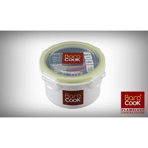 Contenant à repas rond auto chauffant - Barocook - Contenance : 270 ml