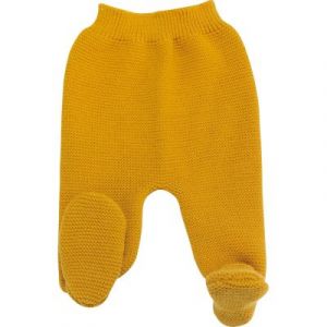 Trois Kilos Sept Pantalon maille JAUNE