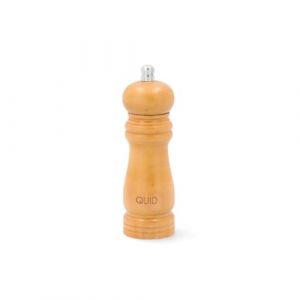 Quid Moulin à épices en bois 15 cm en acier inoxydable, Multicolore