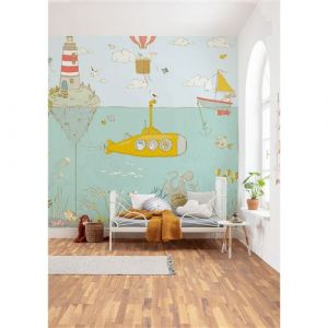 Komar Papier peint panoramique intissée de Sealife - Taille: 300 x 280 cm - coloré