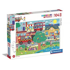 Clementoni BUSY TOWN MAXI (104 STUKJES)