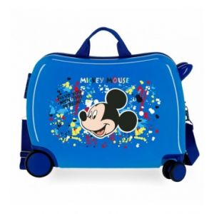 Image de Mickey Colour May m Valise pour Enfant Bleu 50 x 38 x 20 cm Rigide ABS Fermeture à Combinaison latérale 34 l 1,8 kg 4 Équipement à Main