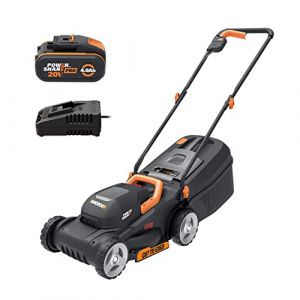 Worx Tondeuse sur batterie Wg730e 20 V, l.30 cm