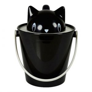 Seau de conteneur United Pets Chat polypropylène 20 cm Noir