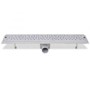 Image de Caniveau drain de douche lin&eacute;aire 63 cm acier inoxydable 02_0003050