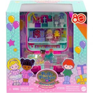 Mattel Polly Pocket - Coffret emblématique 80ème anniversaire de