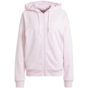 Adidas Sweatshirt zippé à capuche femme en molleton essentials linear