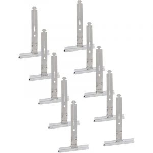 Zurfluh Feller Lot de 10 Attaches Souples à Clipser pour Lame de 8 mm et tous Types de Tablier de Volet Roulant
