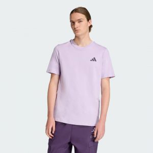 Adidas T-shirt Mercedes - AMG manches courtes violet p&acirc;le - L