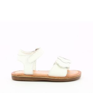 Kickers Sandales cuir Dyastar Blanc - Taille 19;20;21;22;23;24;25;26;27;28;29;30;31;32;33;34