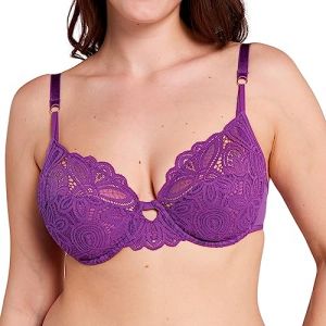 Sans Complexe Soutien gorge corbeille armatures Attirance, Violet - Couleur Violet - Taille 90D