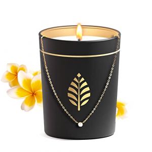 Bougie bijou cadeau collier swarovski