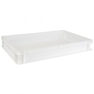 APS 82442 Boîte à pâte – Boîte à boules à pizza empilable Capacité 14 l Dimensions intérieures 56,5 x 36,5 cm Pour garder au frais et fermenter les boules de pâte de manière professionnelle