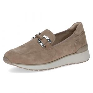 Caprice Femme Damen 9-24700-43 Mocassin, Suédine Taupe, 38 EU