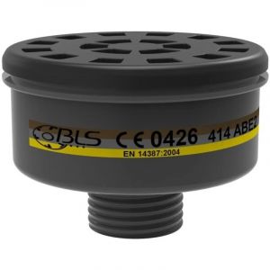 Trevi Risque plastique Filtre &agrave; gaz a2b2e2 (en 14387) contre gaz et vapeurs organiques, par exemple, point d'&eacute;bullition > 65 &deg;C, inorganiques, gaz et vapeurs chlore, Soufre Eau Plastique Bleu Acide