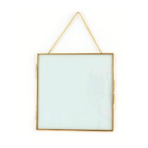 Graine Créative Cadre en verre carré à suspendre - 20x20x0,7 cm