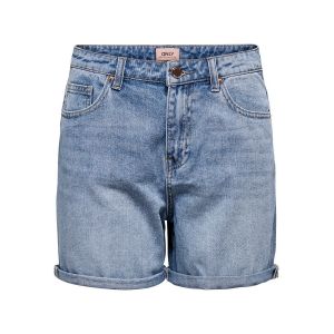 Only Onlphine Life Shorts BB Mas0001 Noos, Light Blue Denim, XS Femme