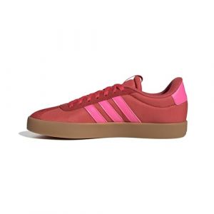 Adidas Femme VL Court 3.0 Shoes Chaussures, Semi Lucid Red/Lucid Pink/Core White, 40 2/3 EU