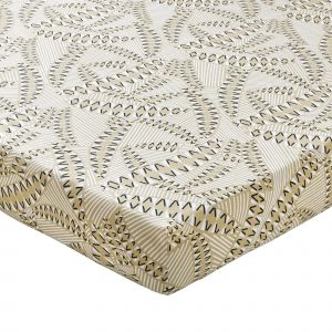 Image de Drap-housse 160x200 beige en coton