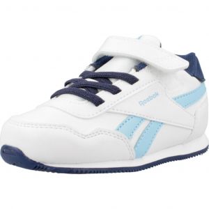 Image de Reebok Royal Jog 3.0 Elastic & Top Strap Basket, Ftwrwhite Digitalblue Batikblue, 23.5 EU