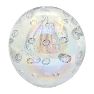 Signes Grimalt Presse-papier en verre blanc &eacute;l&eacute;gant pour le bureau et la maison, d&eacute;coration moderne et fonctionnelle, accessoires de bureau