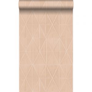 Origin - papier peint forme graphique bronze brillant Wallcoverings