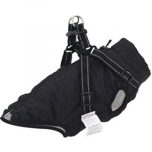 VidaXL Manteau pour chiens avec harnais imperméable réfléchissant L24