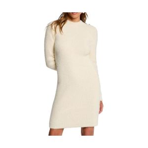 Morgan Robe tricot courte ajustée ivoire femme - Taille S