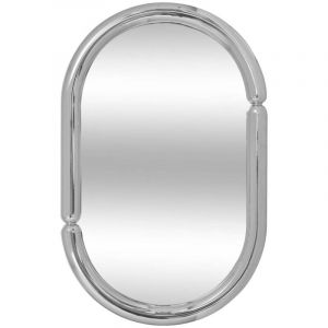 Atmosphera Miroir mural Micaela argent 55x35cm créateur d'intérieur