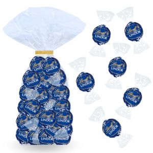 LINDT Assortiment de 40 bouchées LINDOR au chocolat Noir 45% 500 g de Chocolat à Offrir ou Partager entre Amis ou en Famille