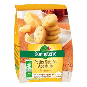 Bonneterre Petits Sablés Apéritifs Parmesan bio 90g