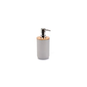 Wadiga Distributeur de Savon Gris et Bambou