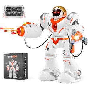 Robot Jouet Enfants-Vevor-Mode Combat-Robot Rc Intelligent, T&eacute;l&eacute;commande Programmable Avec Balles, Marchant