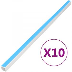 VidaXL Goulotte de câble auto-adhésive 20x10 mm 10 m pvc