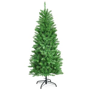 Coast 150 cm de haut Arbre de No&euml;l artificiel illumin&eacute; en forme de crayon avec ampoule blanc chaud vert