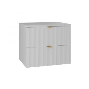 Meuble sous-vasque 60cm plan de toilette Lexa Blanc